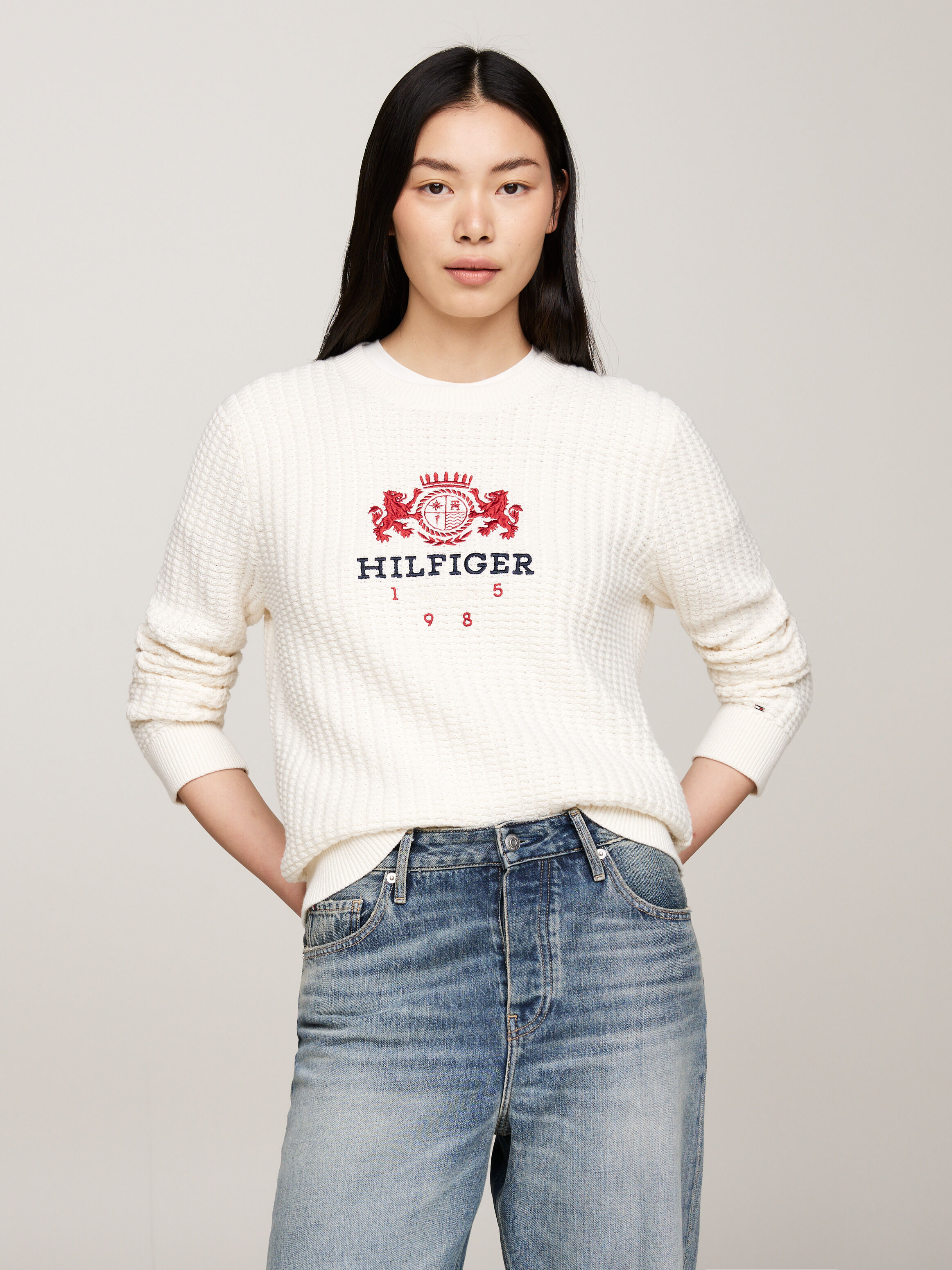 Tommy hilfiger jumper womens sale store
