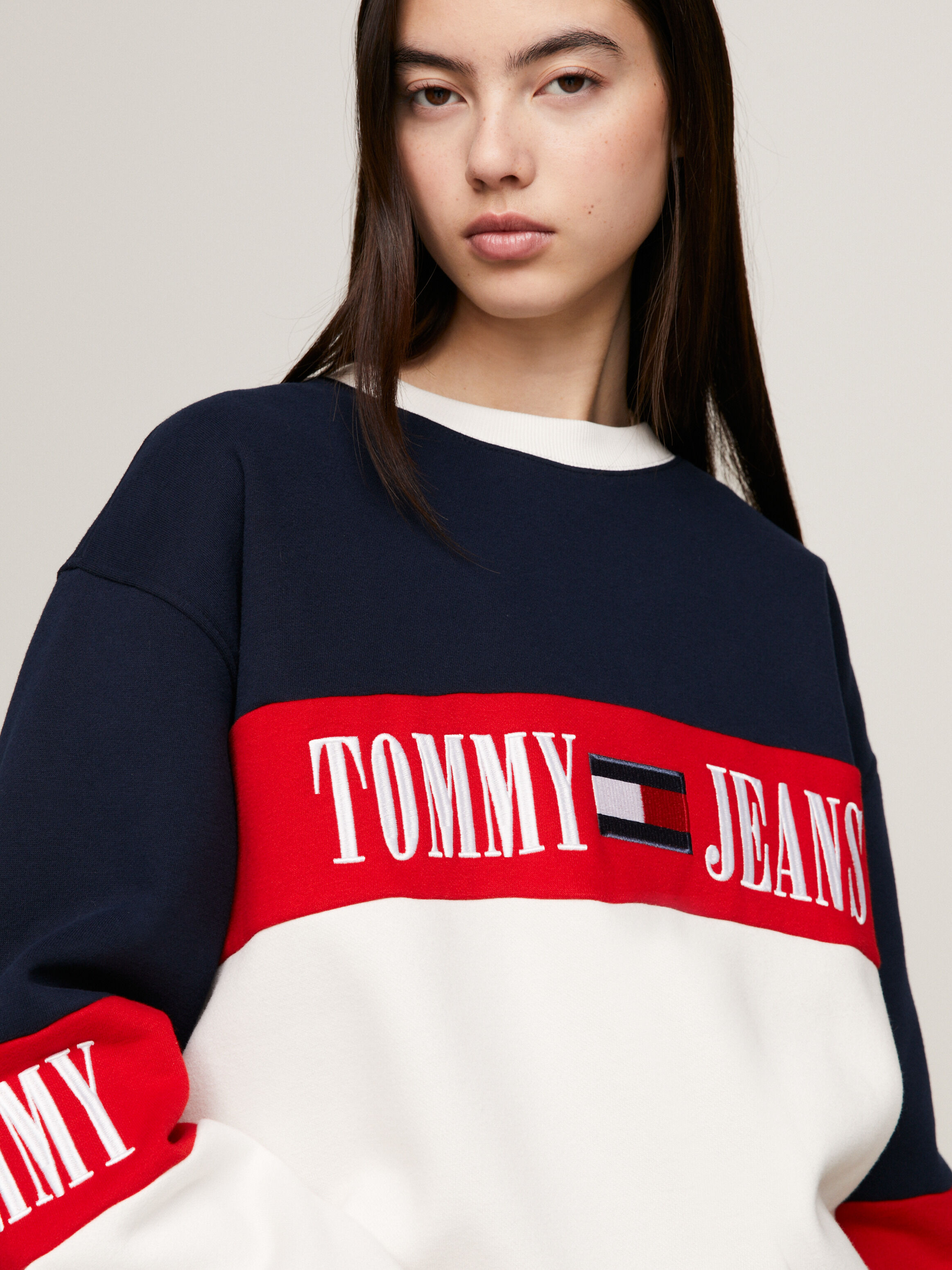 Archive Colour Blocked Relaxed Fit Sweatshirt