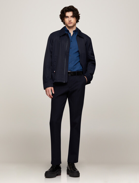 Stretch Micro Print Slim Shirt, Dark Navy / Multi Stretch Micro Print Slim Shirt