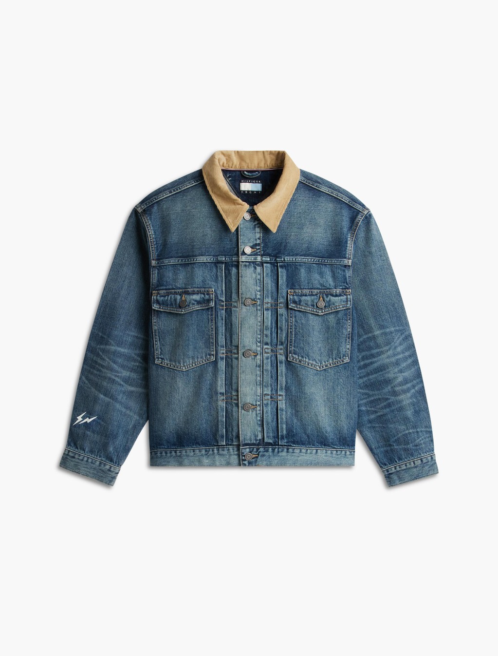 卡車款牛仔外套, Mid Wash Denim, hi-res