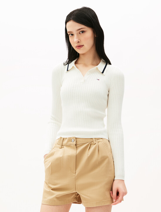 基本款羅紋針織 Polo 衫