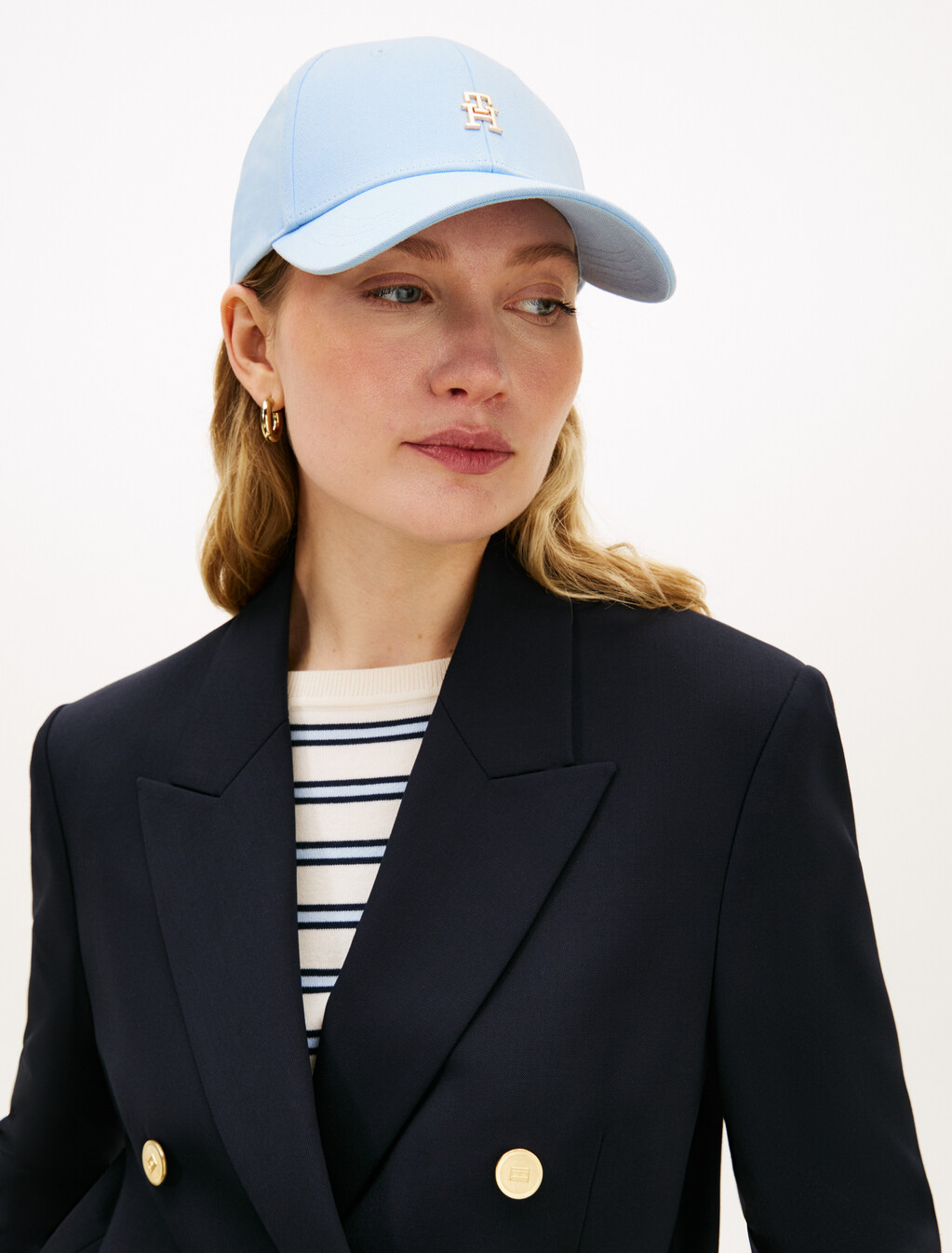 Monogram Applique Cap, Well Water, hi-res