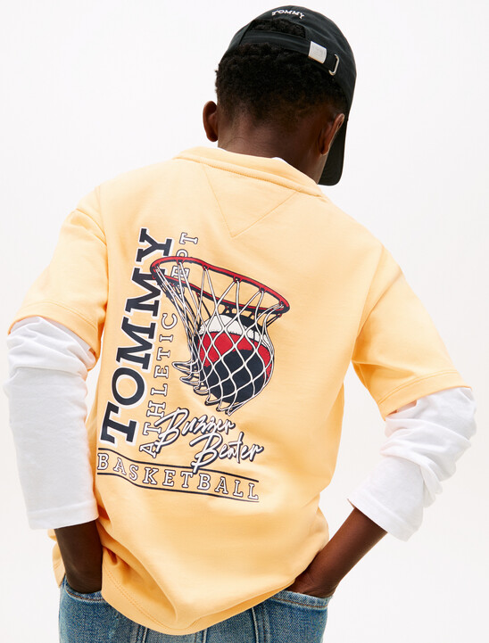 Back Graphic Crew Neck T-Shirt