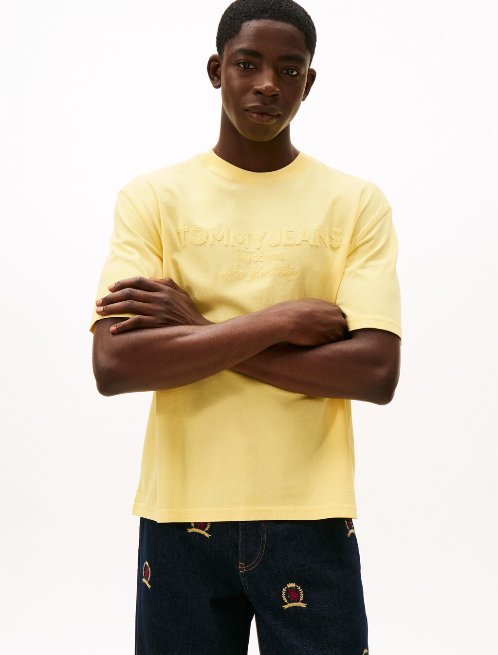 90s Classic Tonal Logo T-Shirt, Citronella, hi-res