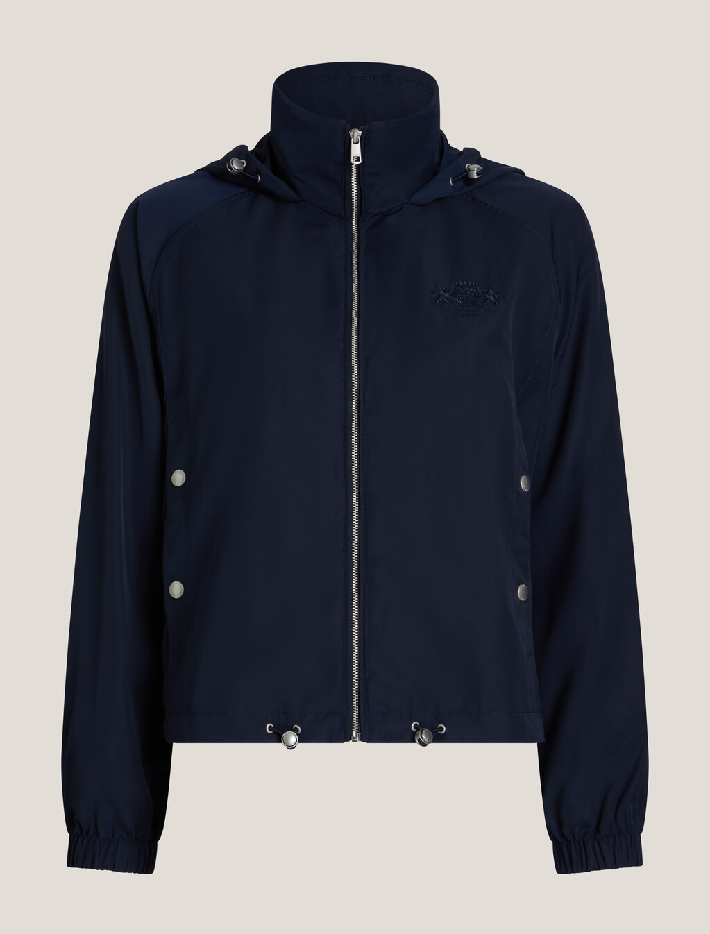 Crest Embroidery Windbreaker Jacket, Desert Sky, hi-res