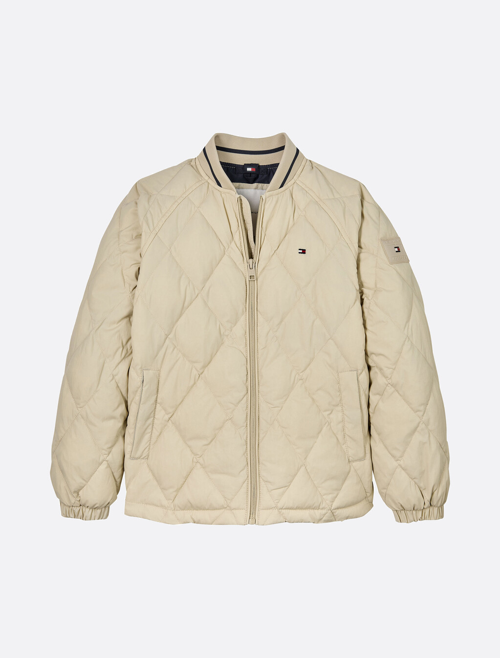 菱形絎縫外套, Classic Beige, hi-res