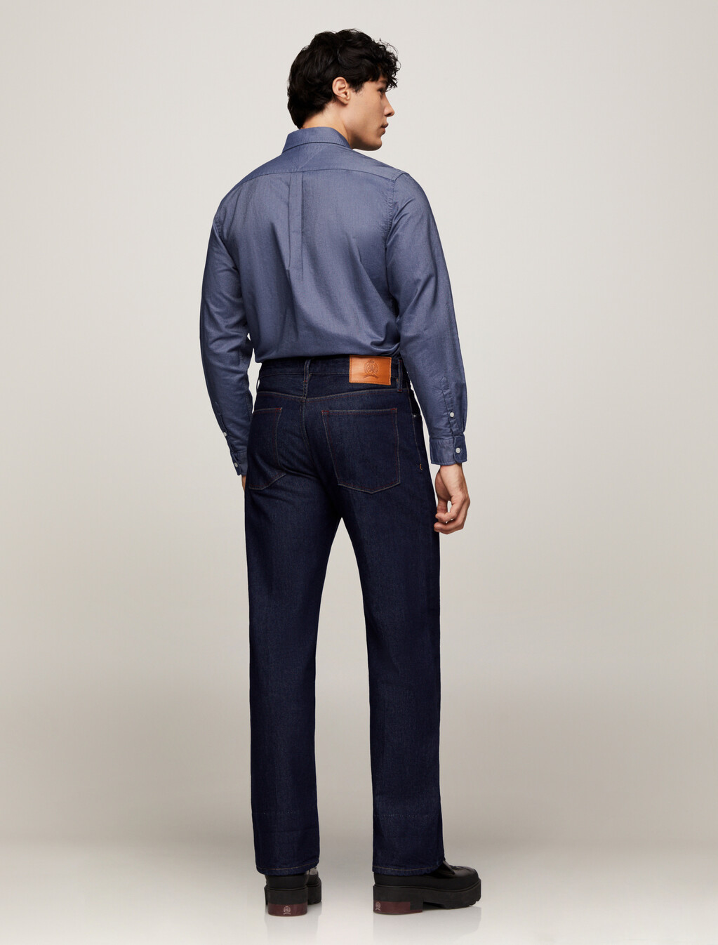Organic Cotton Oxford Shirt, Desert Sky, hi-res
