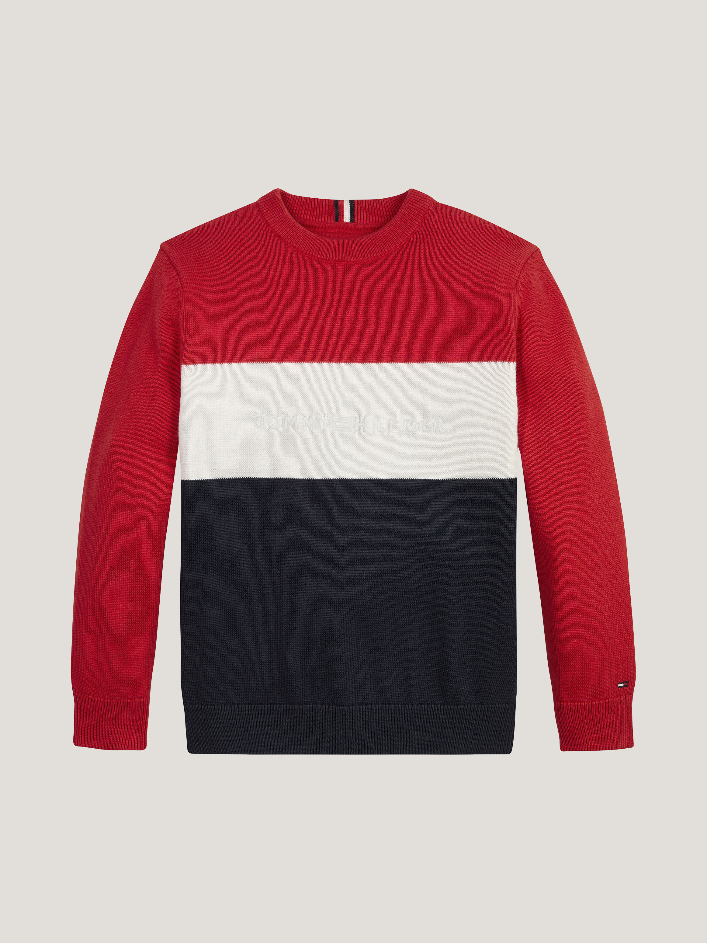 Tommy colorblock sweater outlet