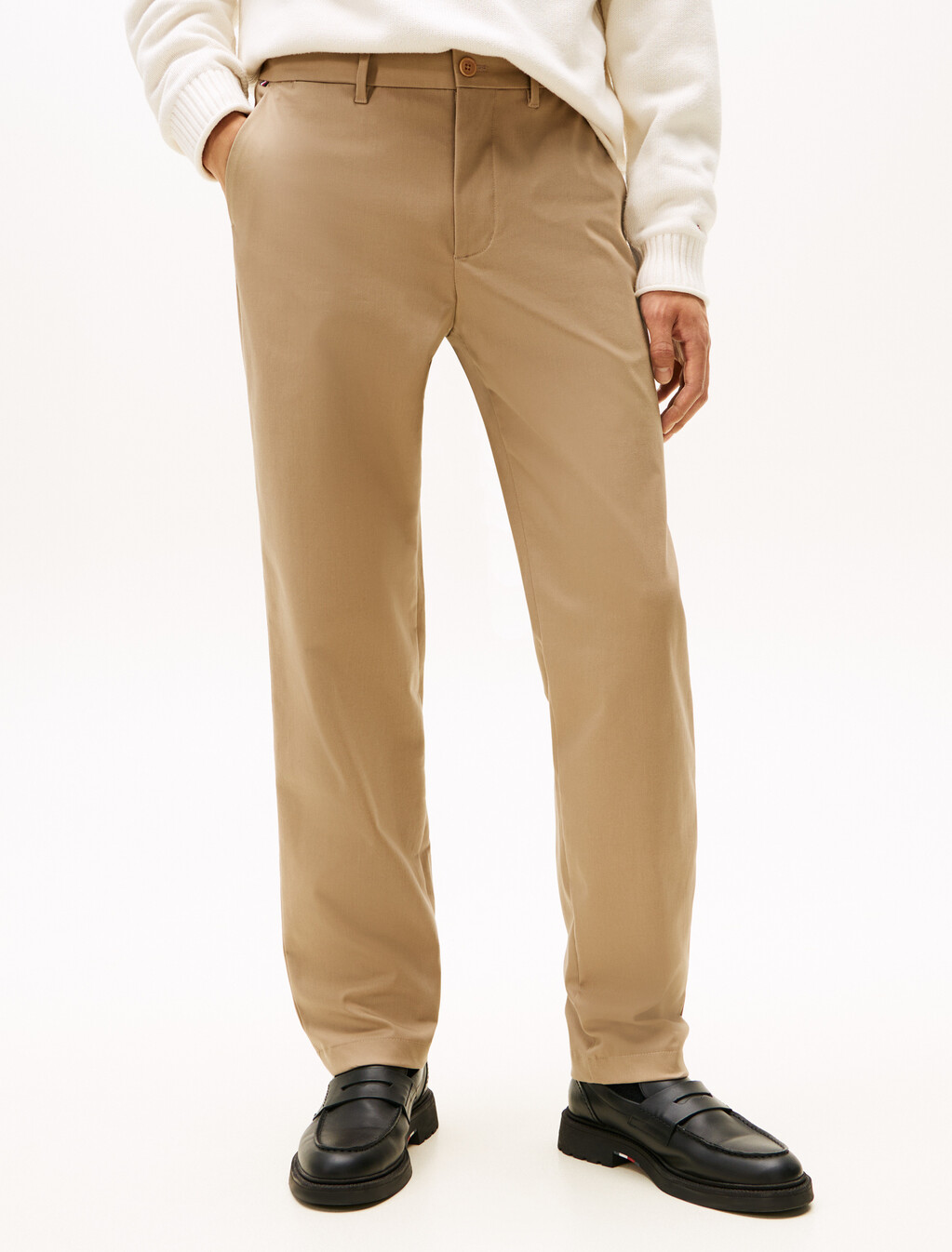 Denton Tencel Stretch Chino, Coastal Taupe, hi-res