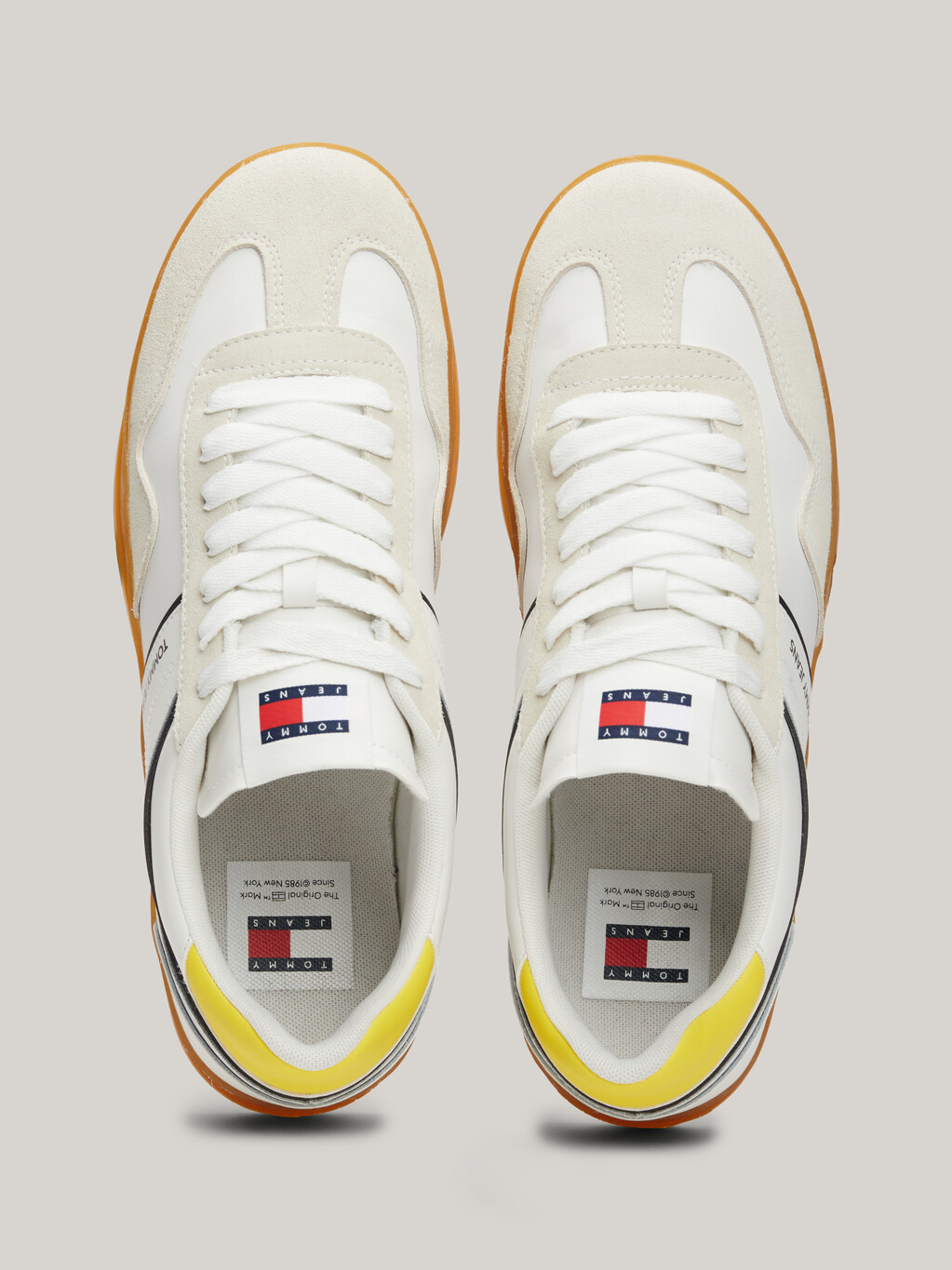 Retro Suede Cupsole Trainers, Eureka Yellow, hi-res