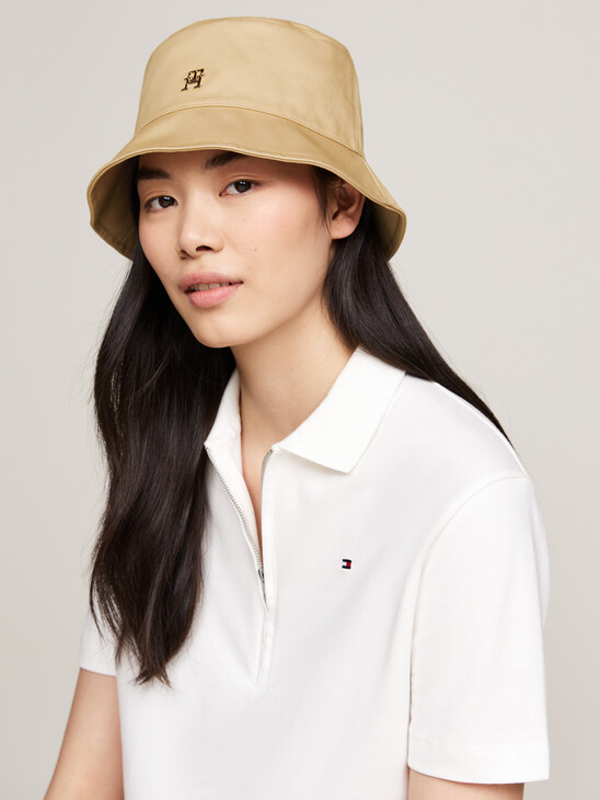 TH Monogram Plaque Bucket Hat