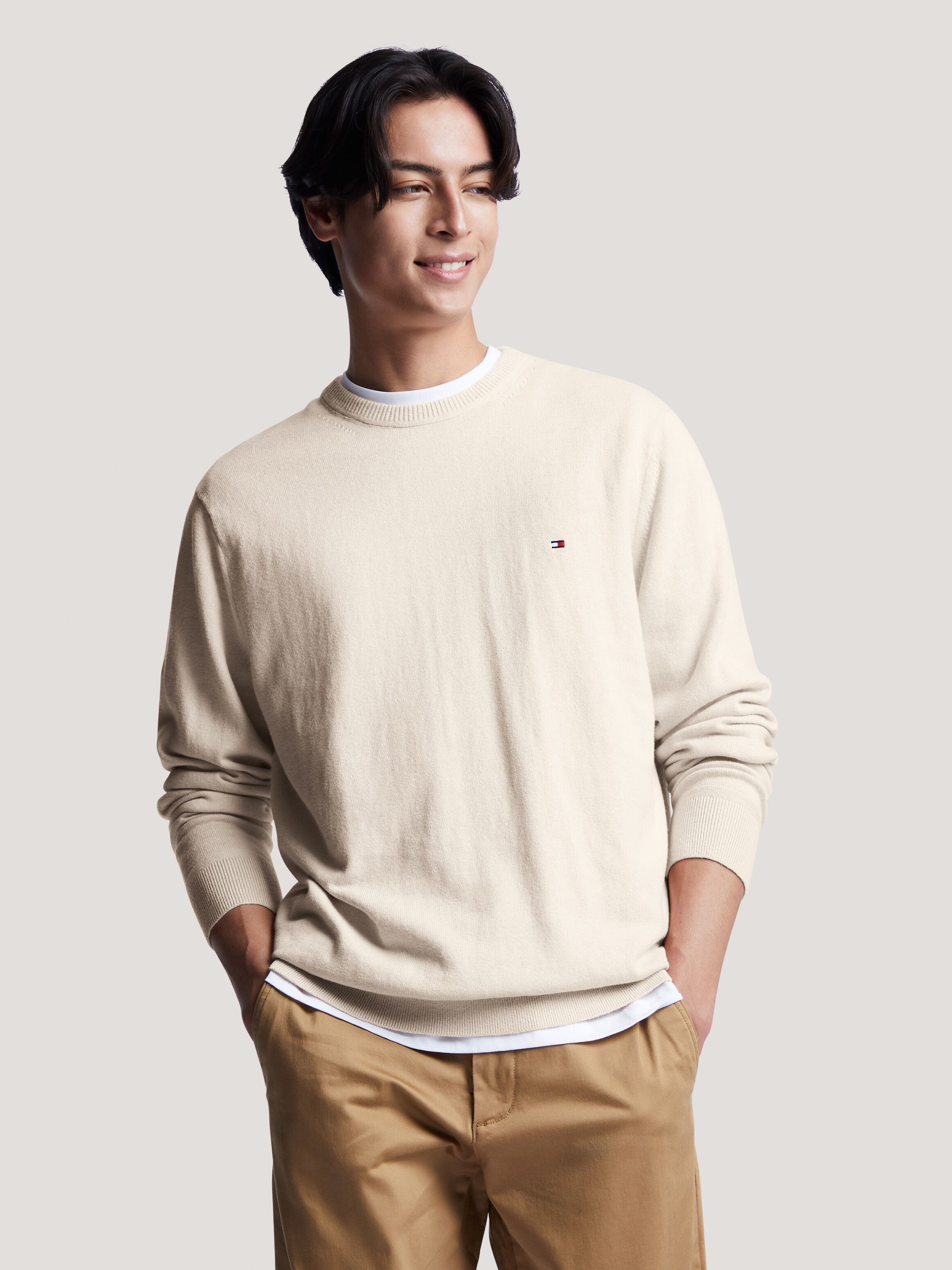 Organic Pima Cotton Cashmere Sweater Tommy Hilfiger Taiwan