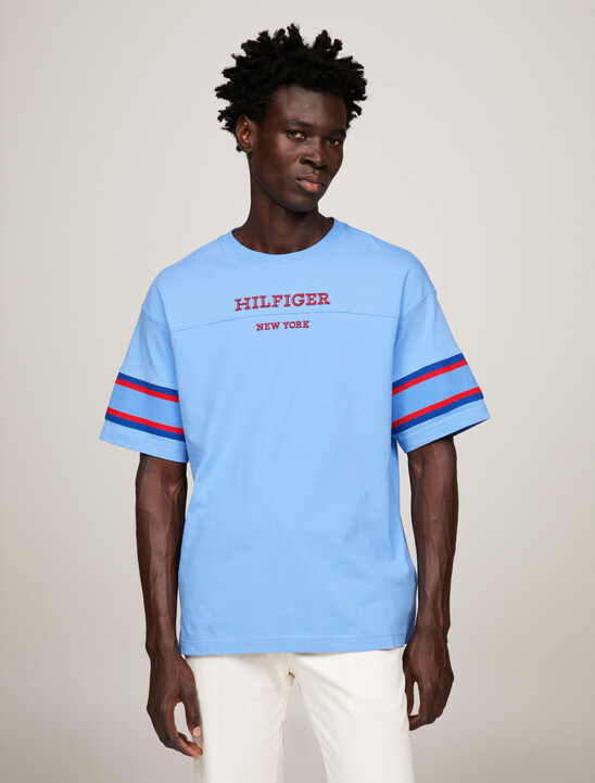 Hilfiger Monotype Stripe Sleeves T-Shirt