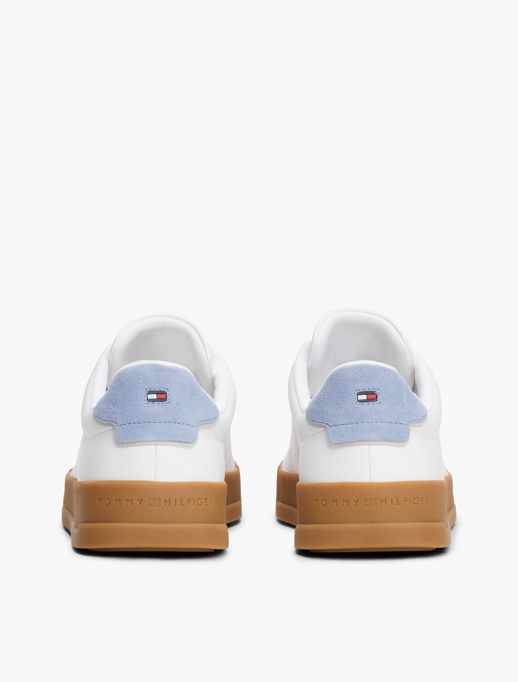 Pebble Grain Court Trainers, White/Briskblue, hi-res