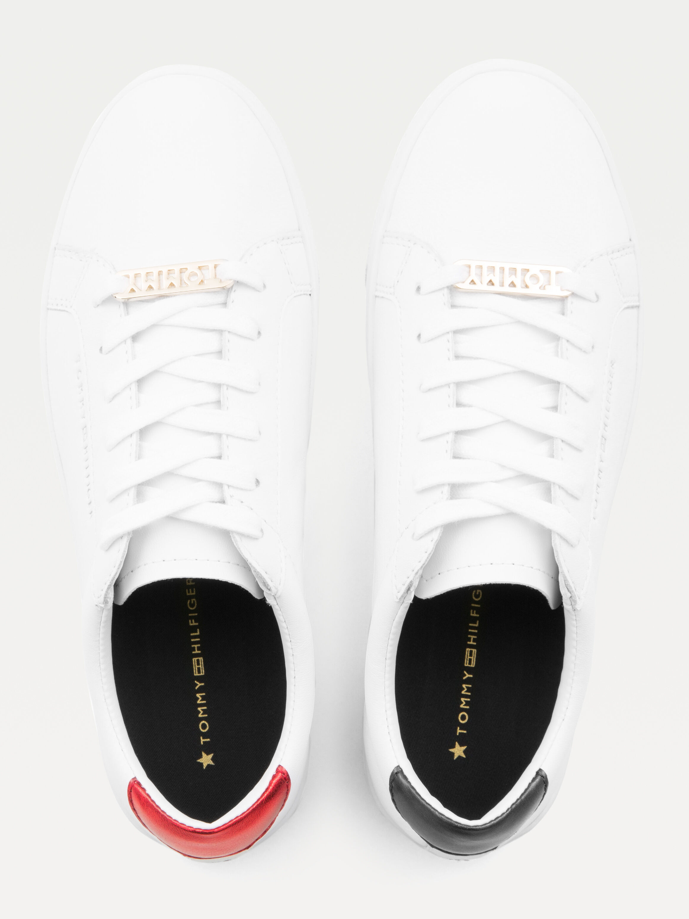 Tommy hilfiger lace up trainers clearance