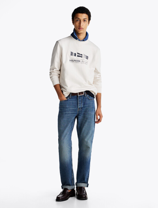 Hilfiger 旗幟運動衫