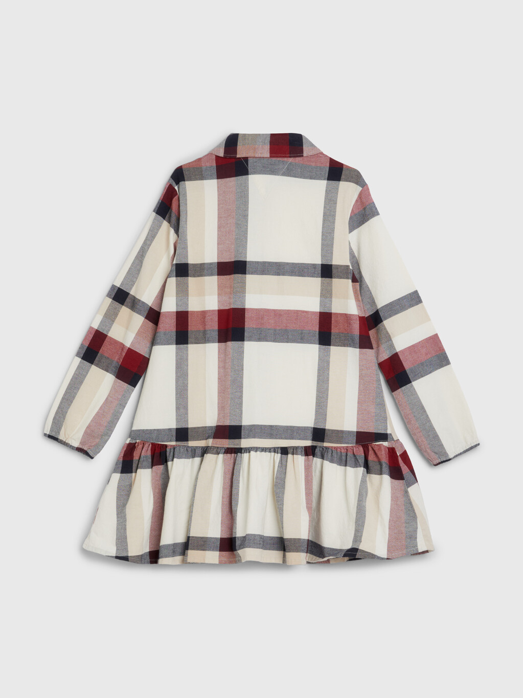 Check Shirt Dress, Ivory / Multi Check, hi-res