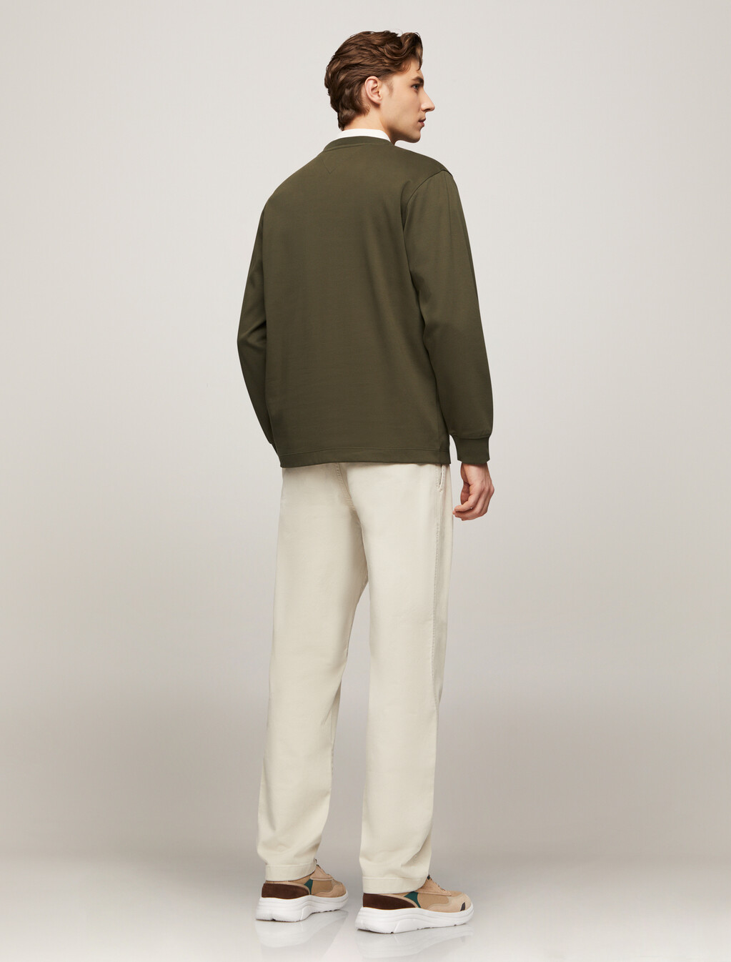 Icon Long Sleeve T-Shirt, Army Green, hi-res