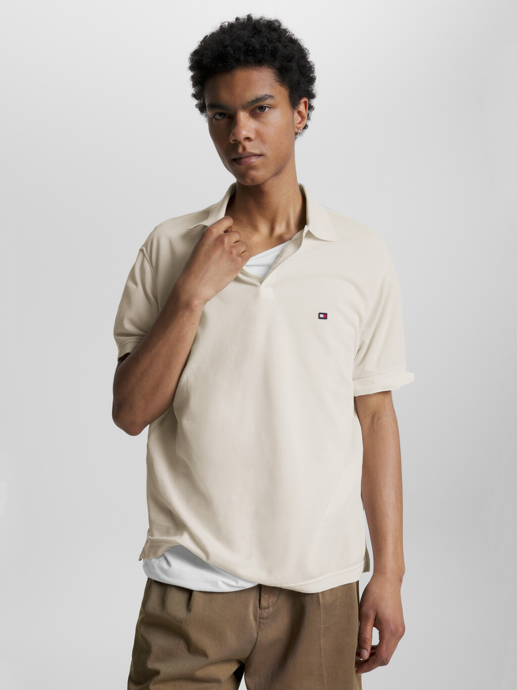Tommy Hilfiger X Shawn Mendes Polo 衫, Weathered White, hi-res