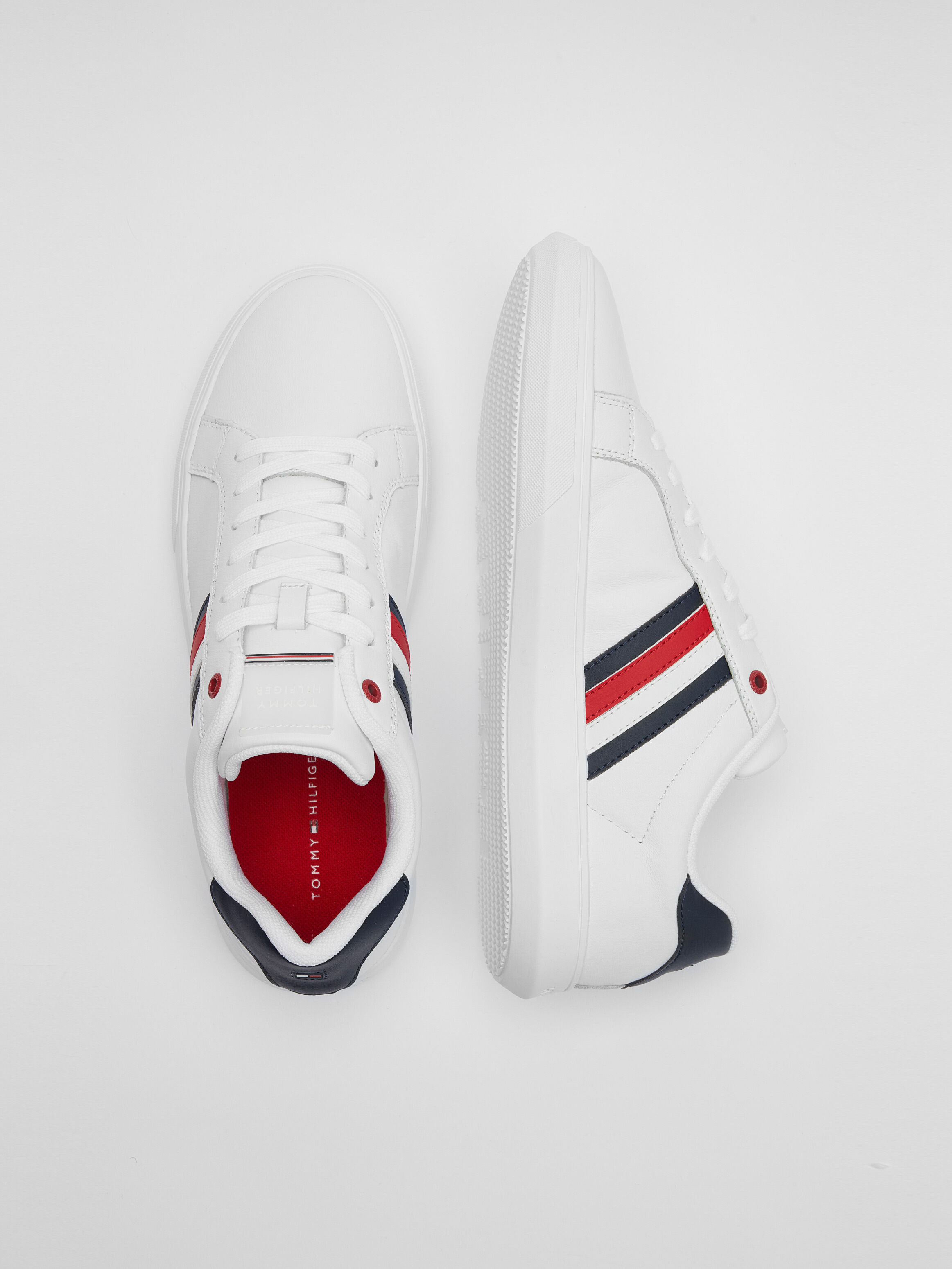 Tommy hilfiger essential signature sale cupsole trainers