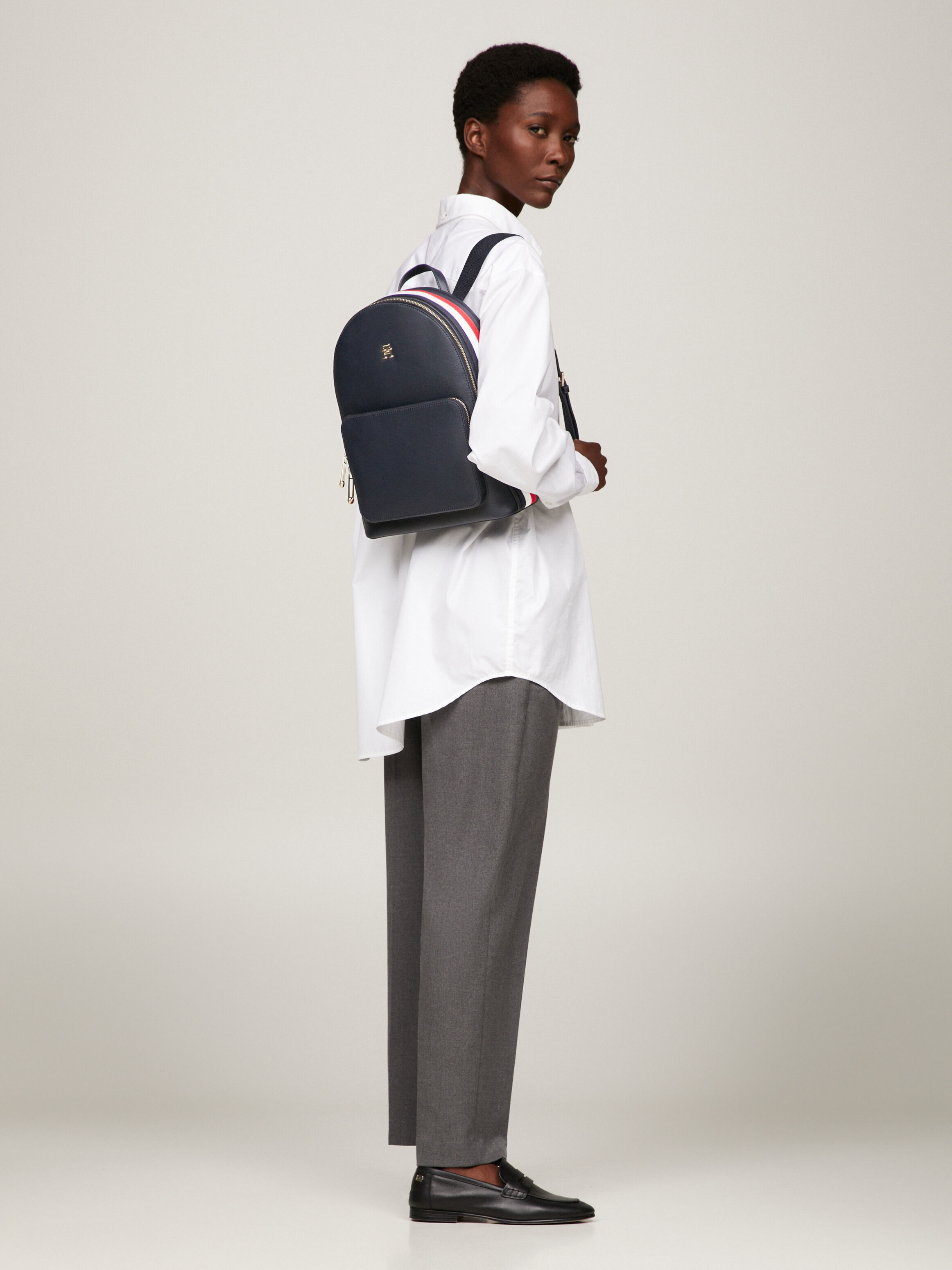 Tommy hilfiger logo new arrivals tape mini backpack