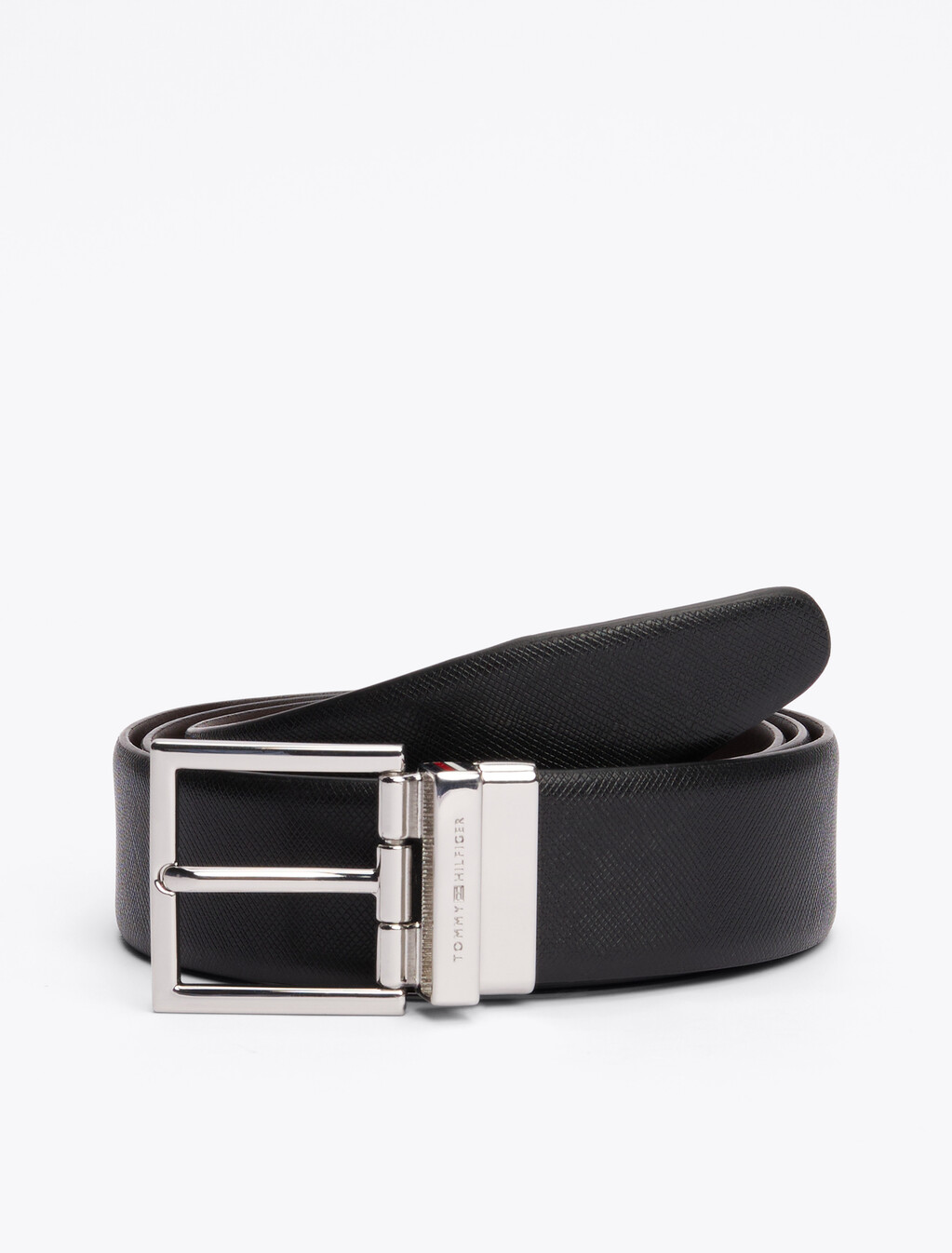 TH Business Reversible Leather Belt, Coffee Bean / Black, hi-res
