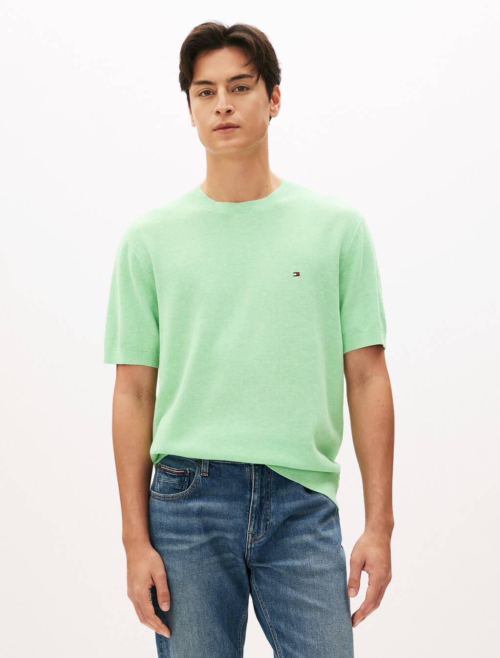 Icon 短袖 T 恤, Mint Gel Heather, hi-res