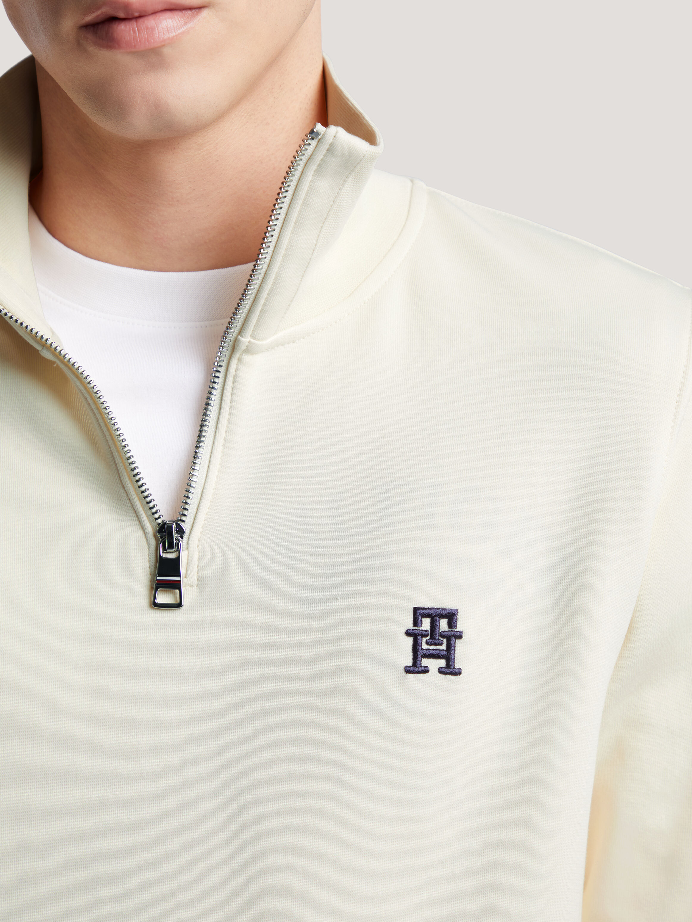 Tommy hilfiger funnel new arrivals neck sweatshirt