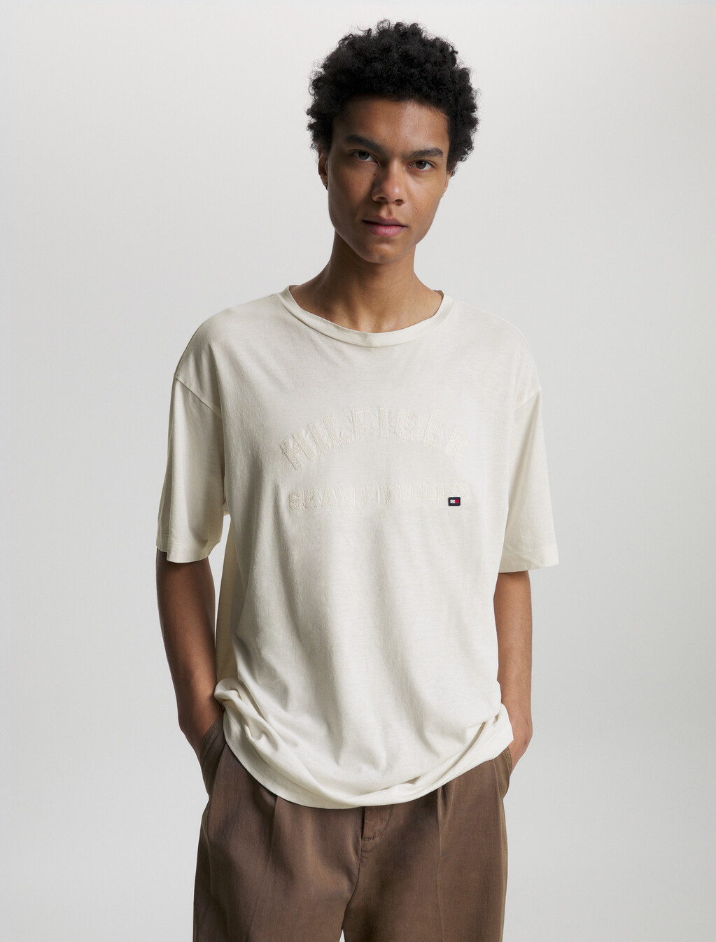 Tommy Hilfiger X Shawn Mendes Archive T-Shirt, Weathered White, hi-res