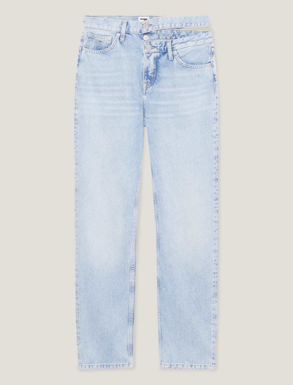 Julie Ultra High Rise Straight Cutout Jeans, Denim Light, hi-res
