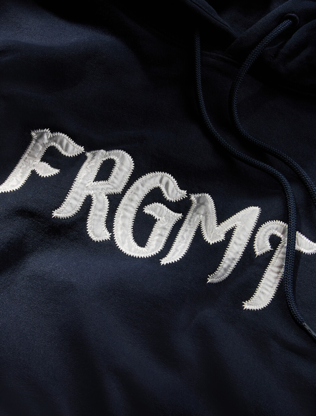 Relaxed Fleece Hoody, Navy Blue, hi-res