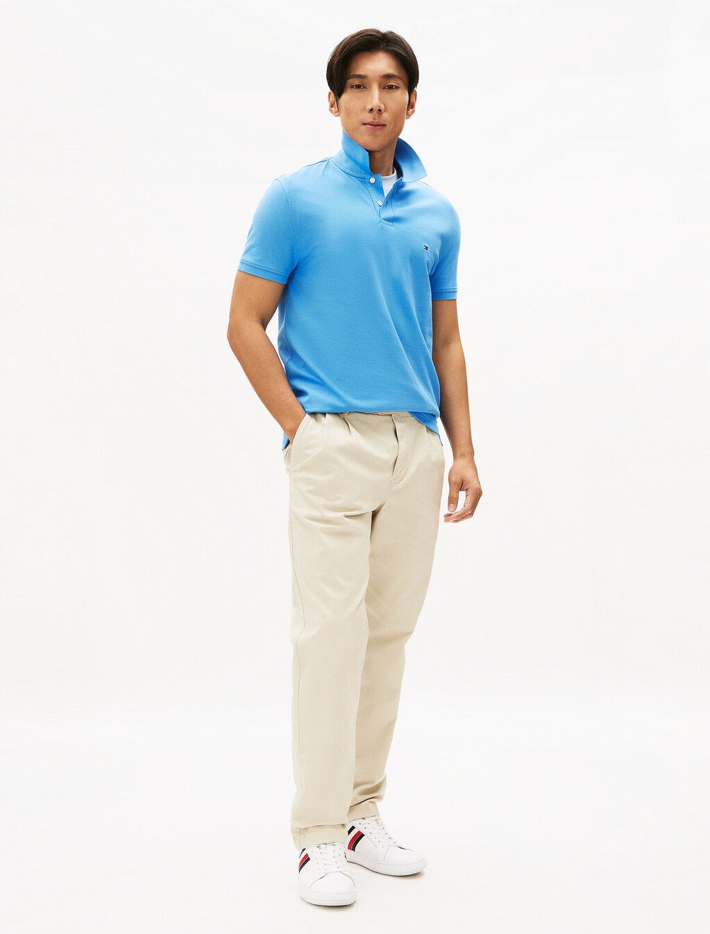 Interlock Slim Fit T-Shirt, Breezy Blue, hi-res