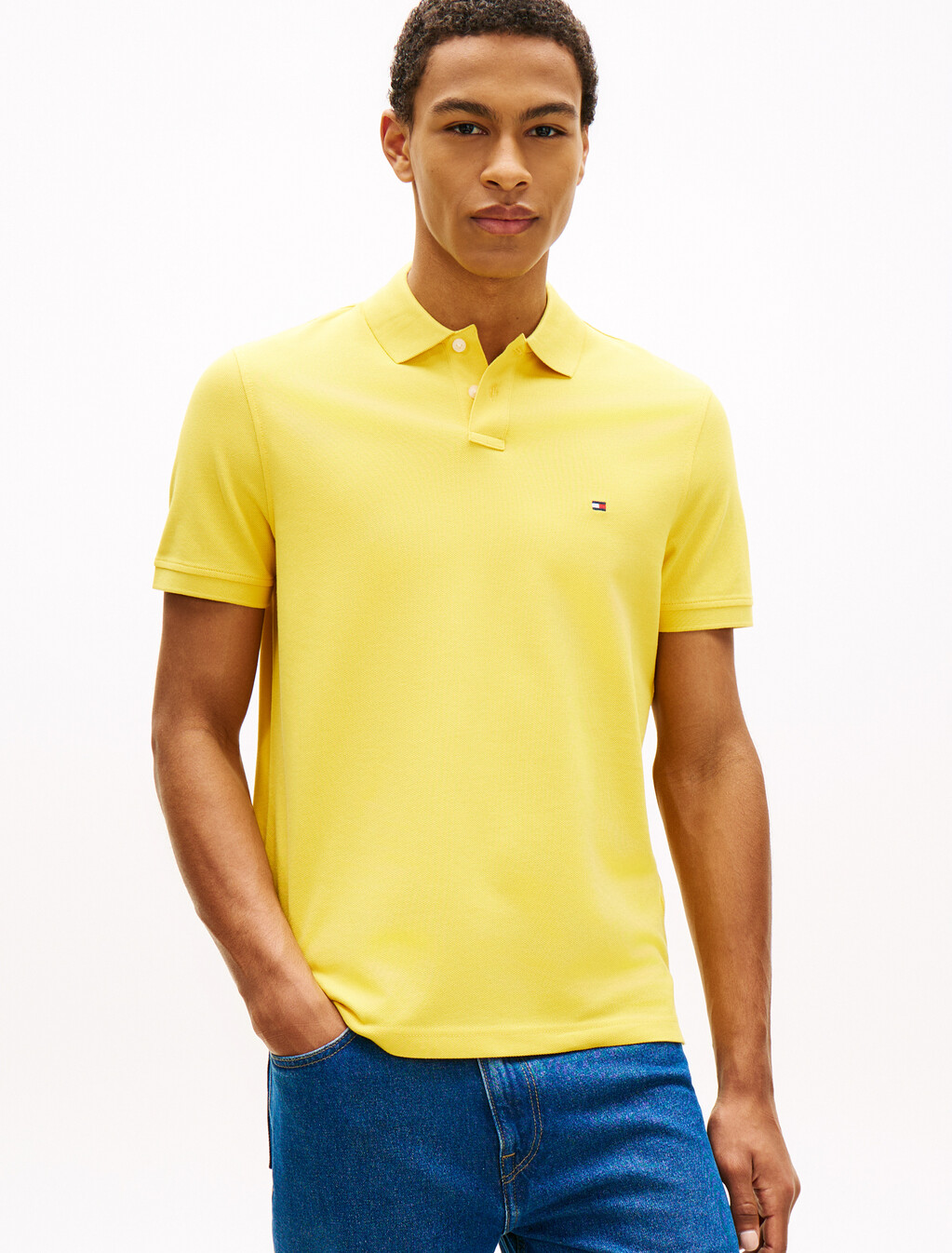 Asia Fit 1985 Regular Polo, Morningside Yellow, hi-res