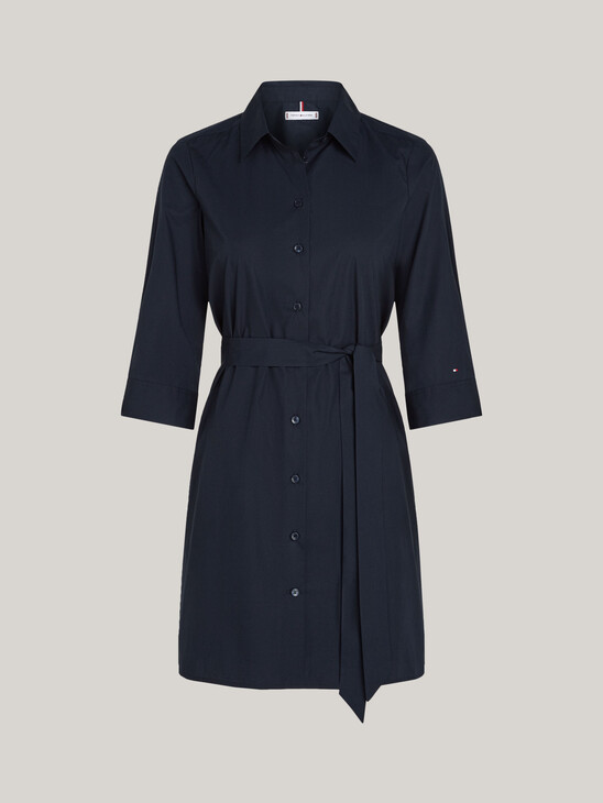 Cotton Half Sleeve Shirt Dress