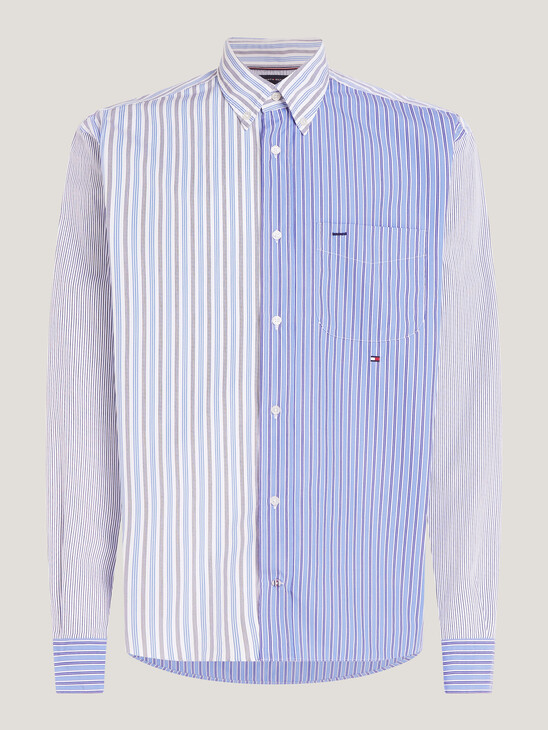 Classics Colour-Blocked Stripe Regular Fit Shirt
