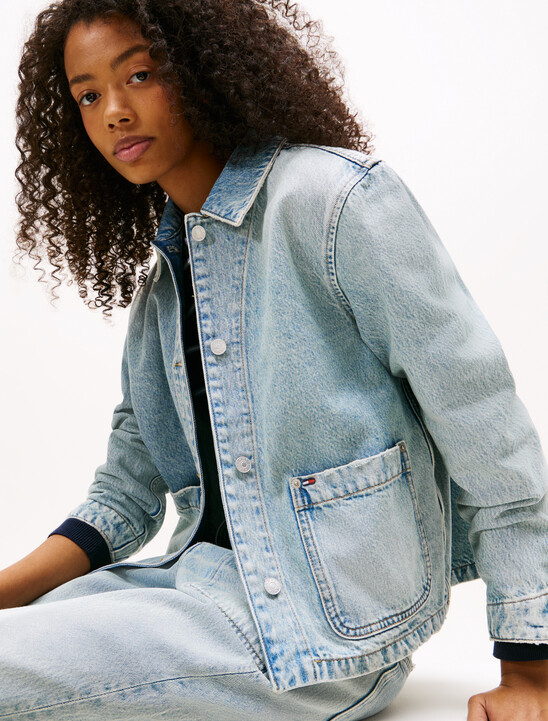 Relaxed Denim Chore Jacket