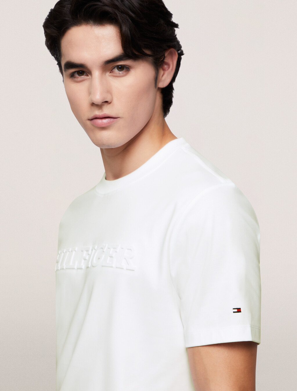 Embossed Logo T-Shirt, Optic White, hi-res