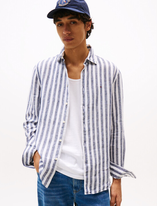 Bengal Stripe Linen Shirt