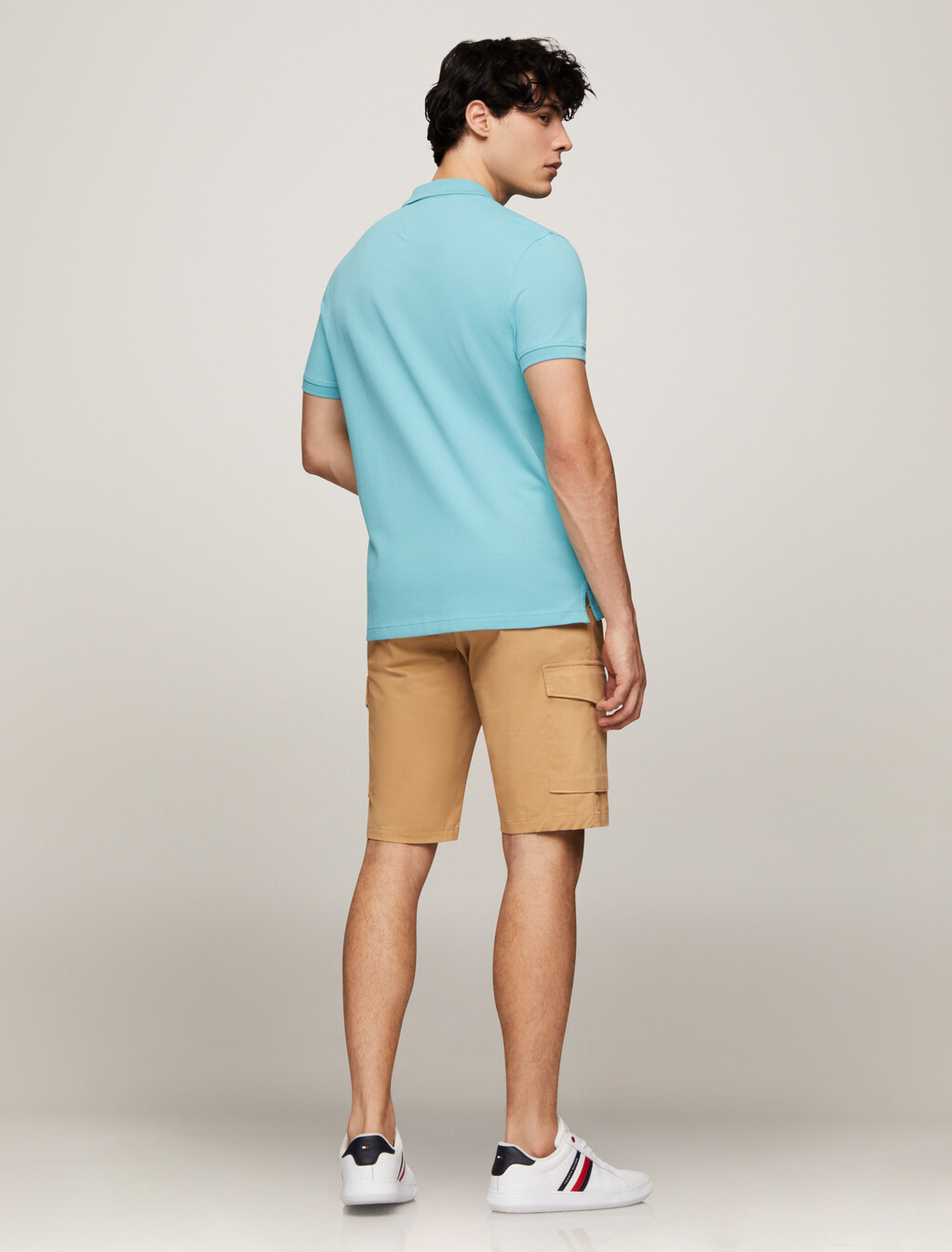 1985 標準版型 Polo 恤, Tradewinds Aqua, hi-res