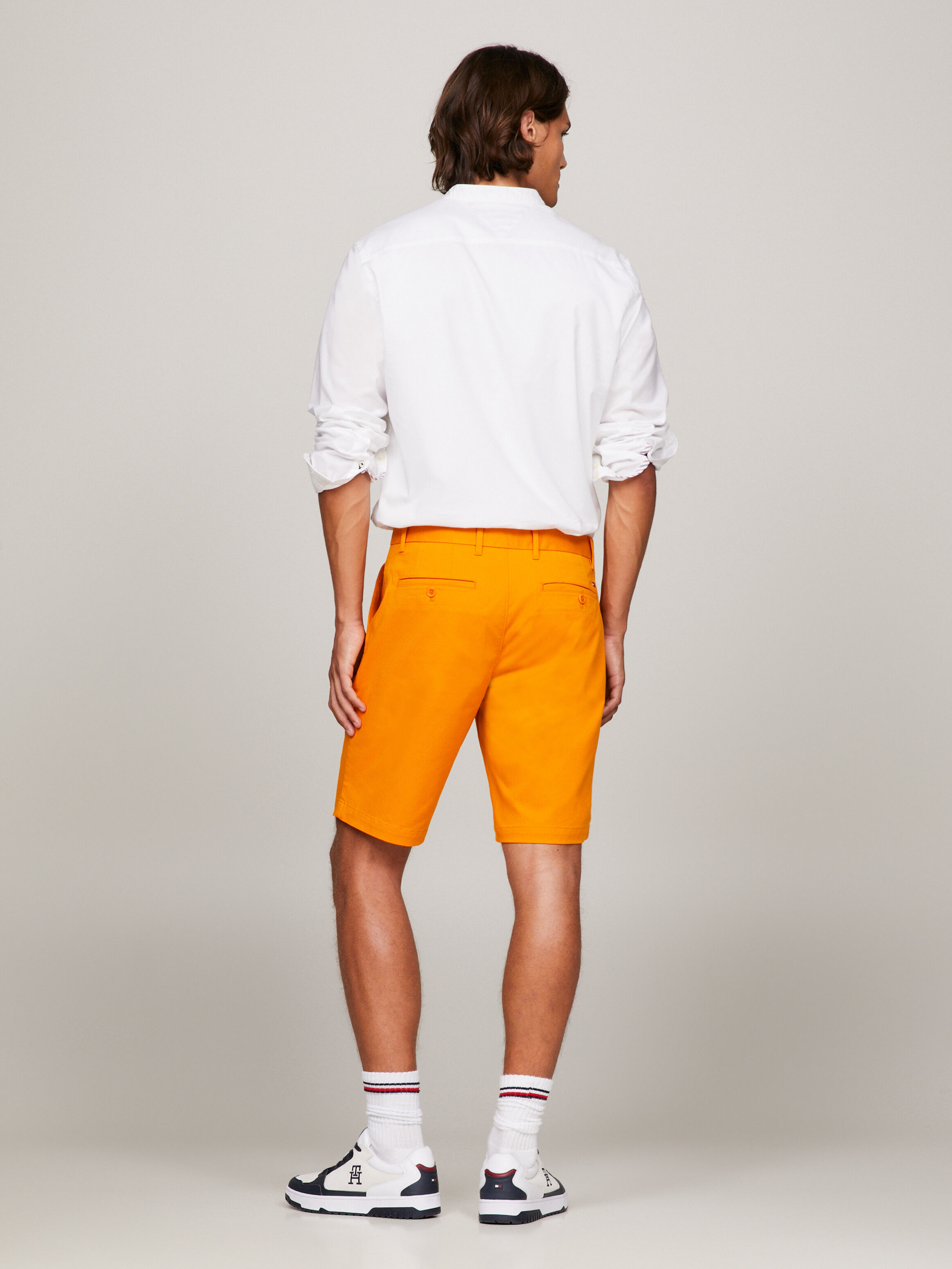 Tommy hilfiger shorts best sale white