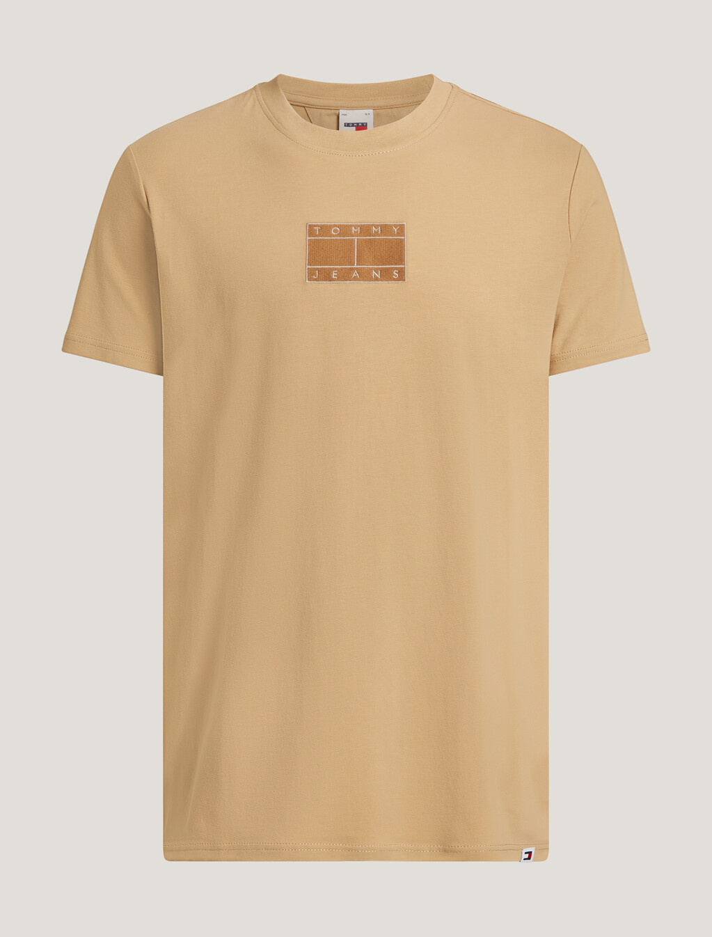 Flag Embroidery Regular Fit T-Shirt, Tawny Sand, hi-res