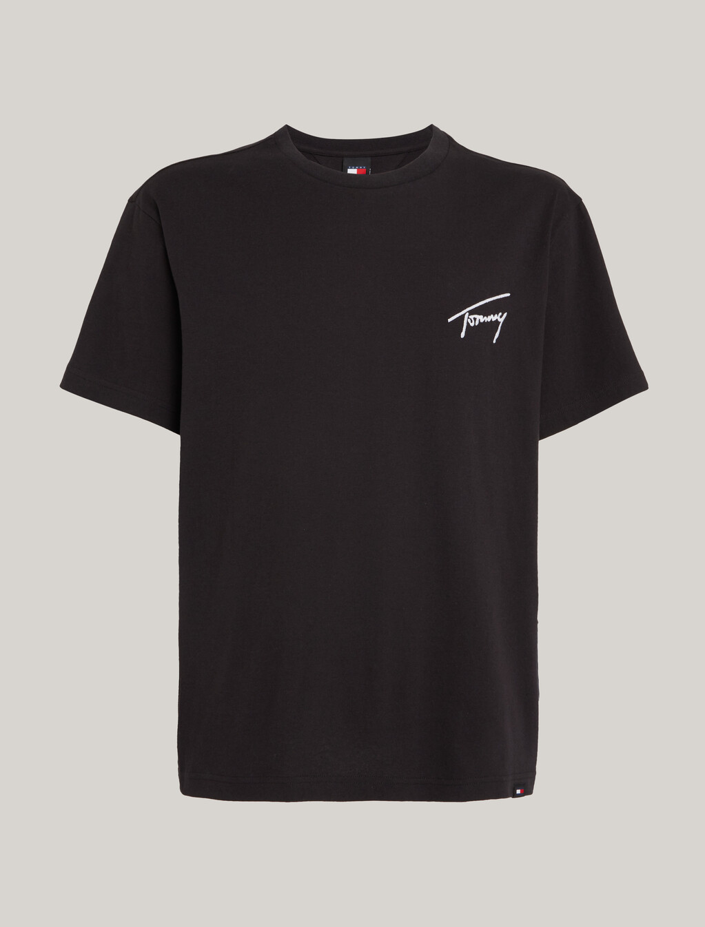 Signature Logo Embroidery T-Shirt, Black, hi-res
