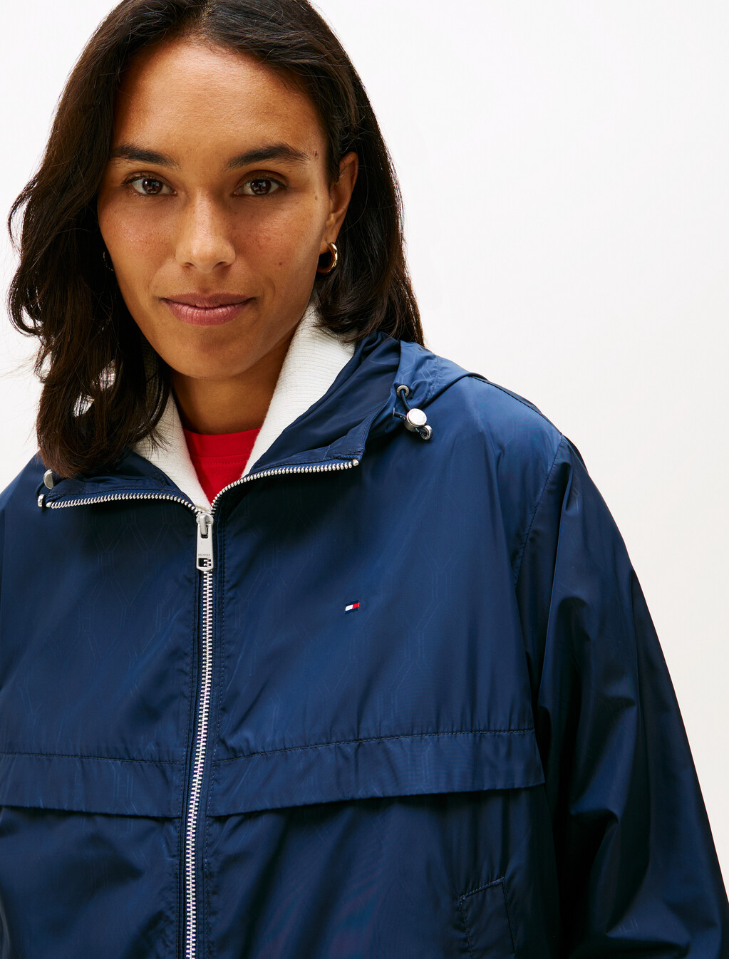 Nylon Flag Windbreaker, Dark Night Navy, hi-res