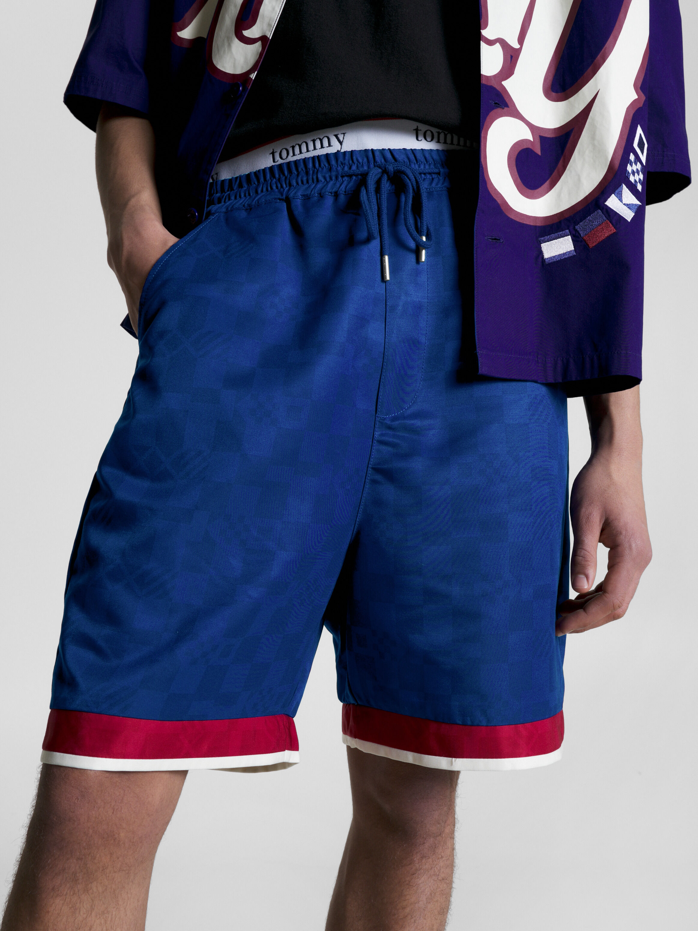 Tommy hilfiger shorts best sale white