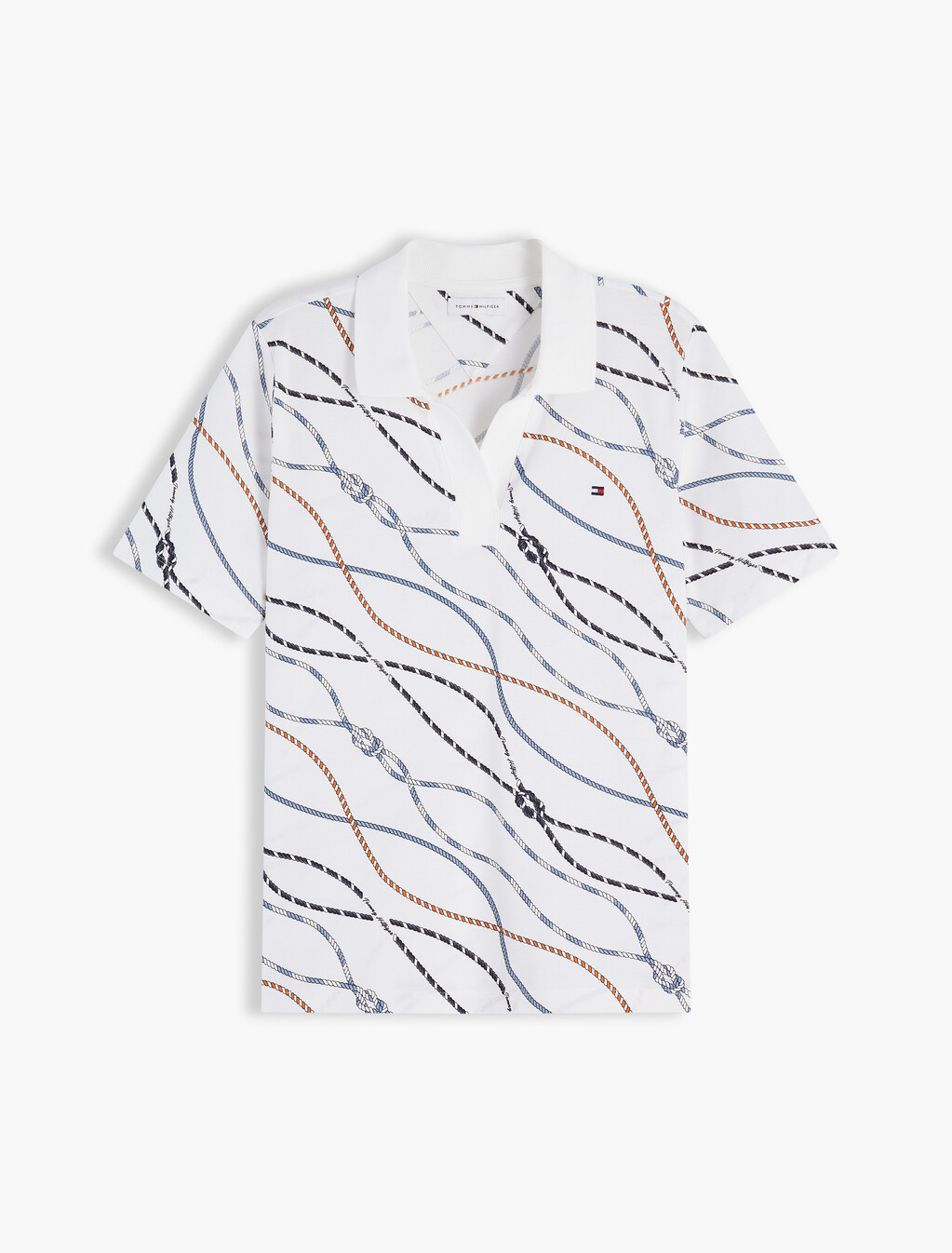 1985 Motion Flag Polo, Placed Multi Color Rope, hi-res