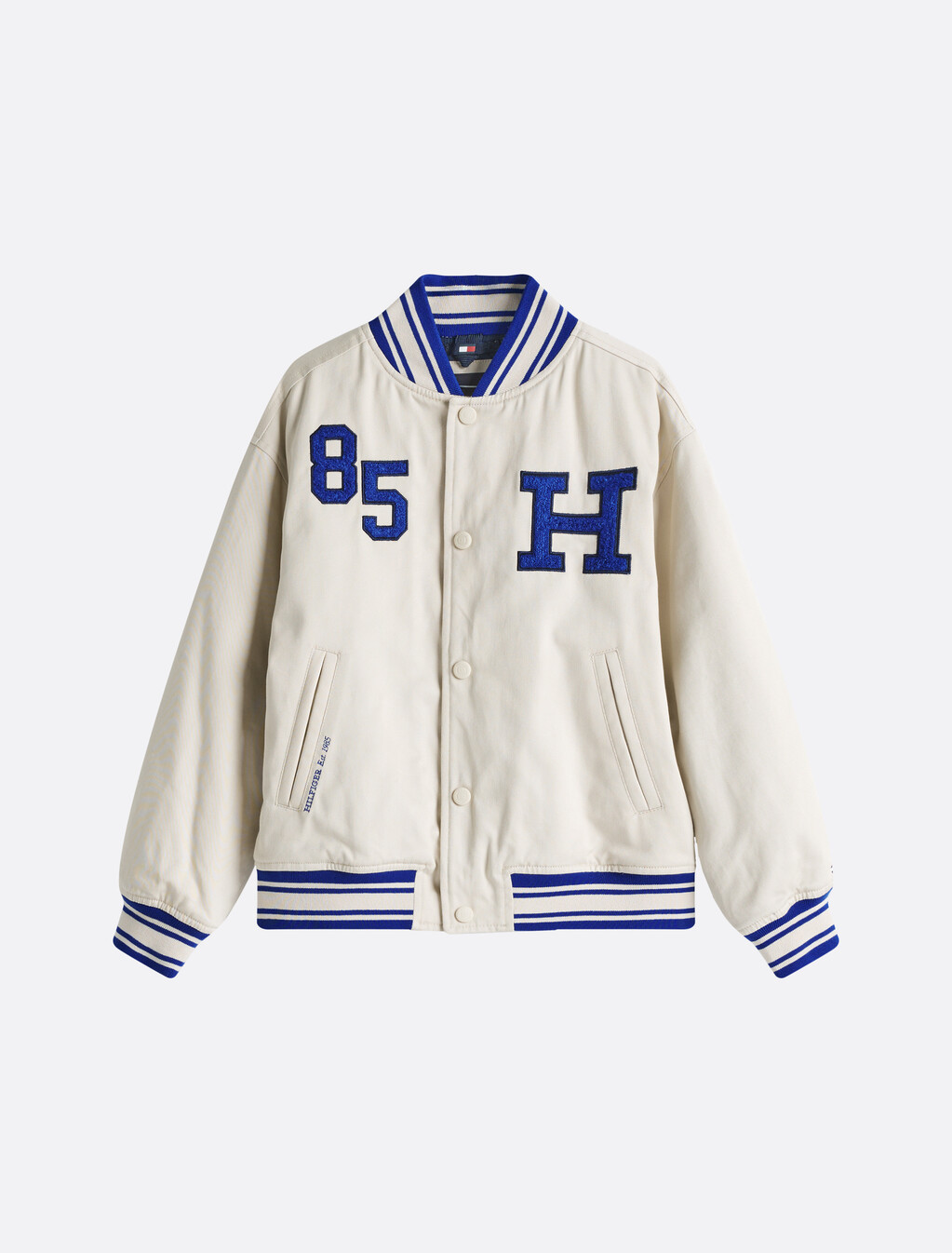 棒球風斜紋飛行員外套, Classic Beige, hi-res