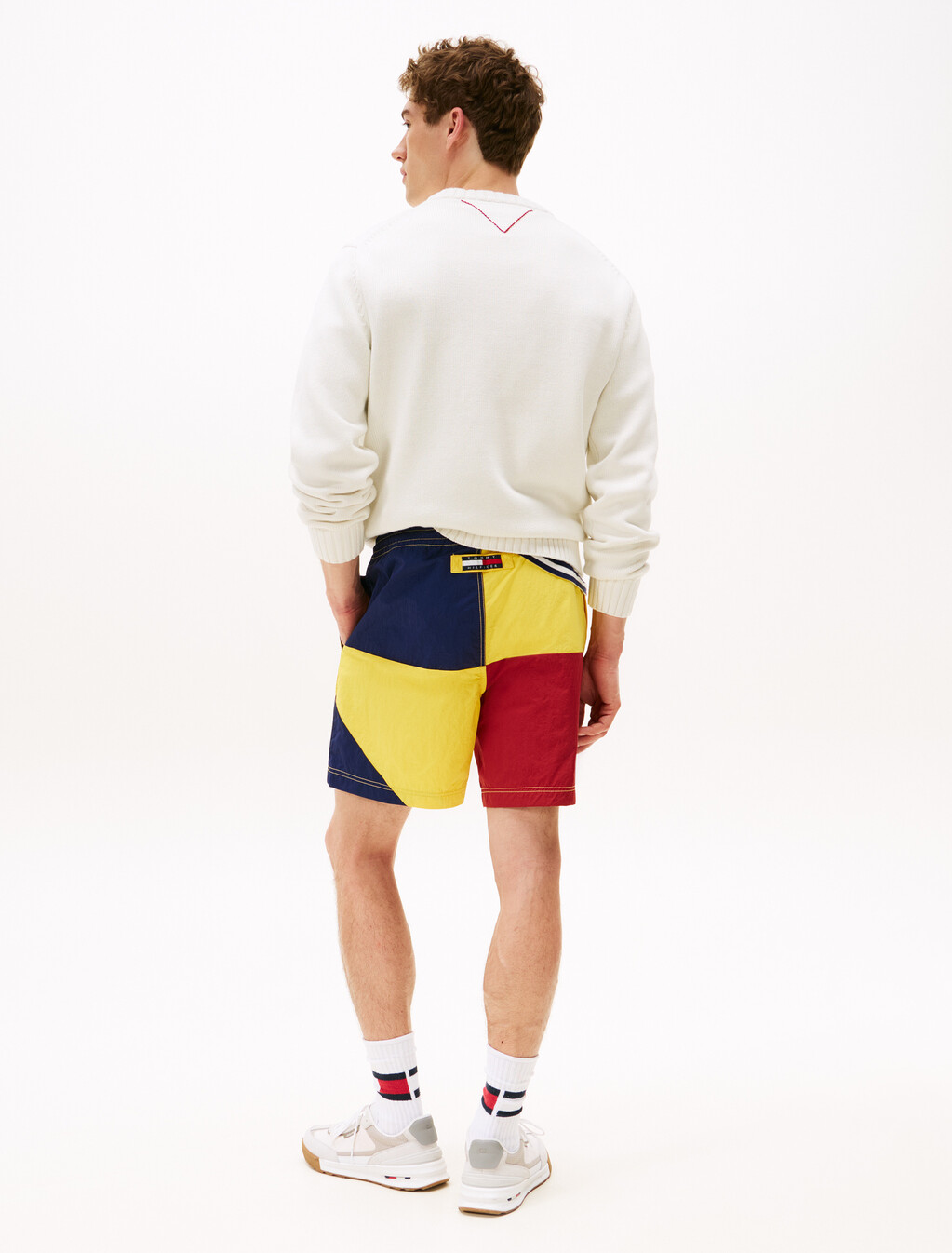 Hilfiger Sailing 航海風拼色短褲, Soft Sunflower / Multi, hi-res