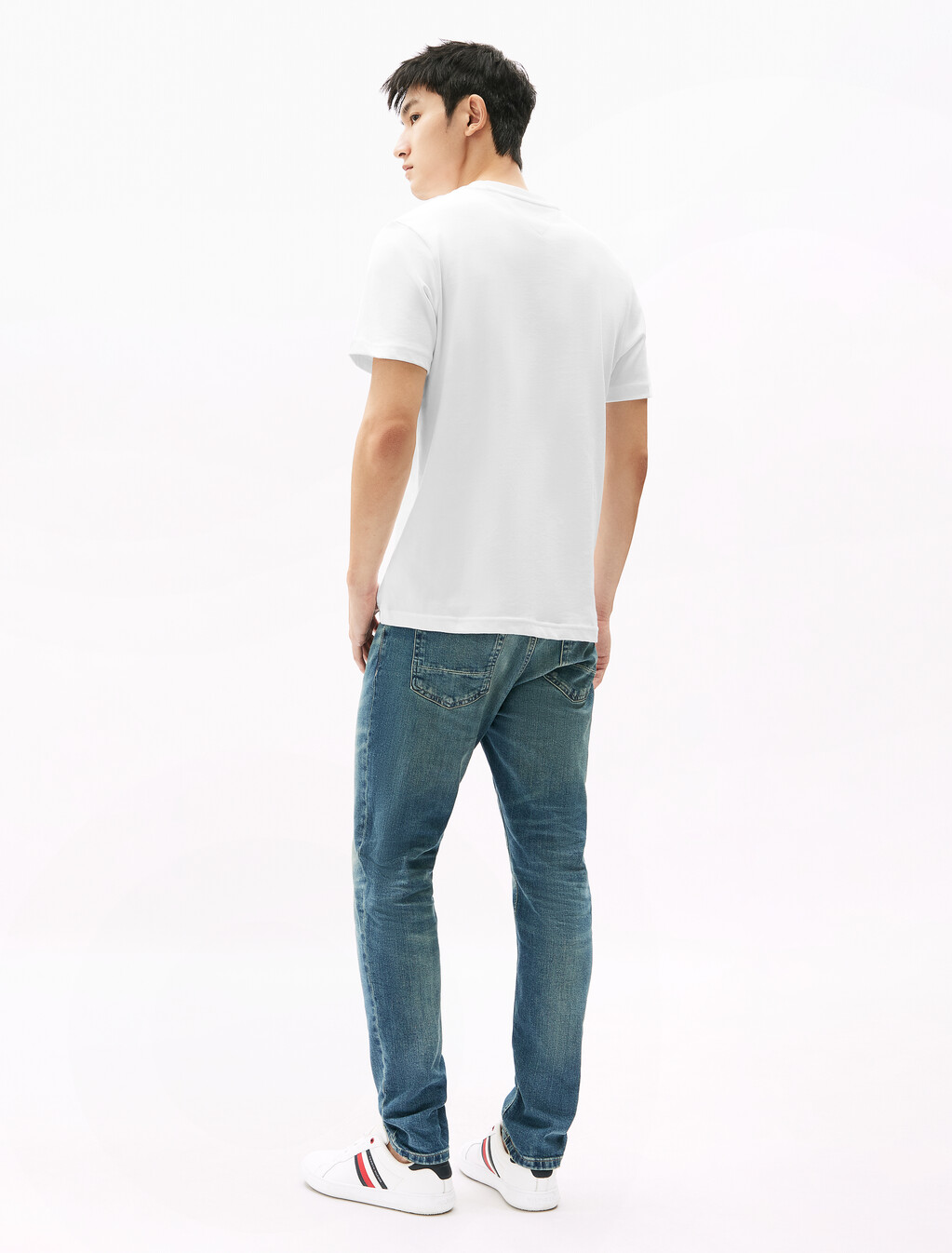 方盒標誌 T 恤, White, hi-res
