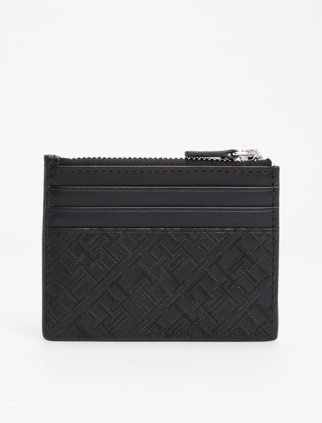 TH Monogram 信用卡夾, Black, hi-res