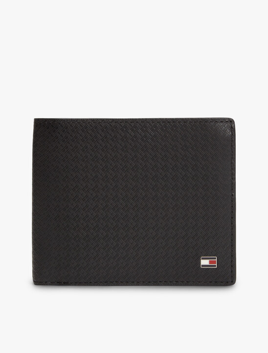 Embossed Flag Leather Card And Coin Wallet